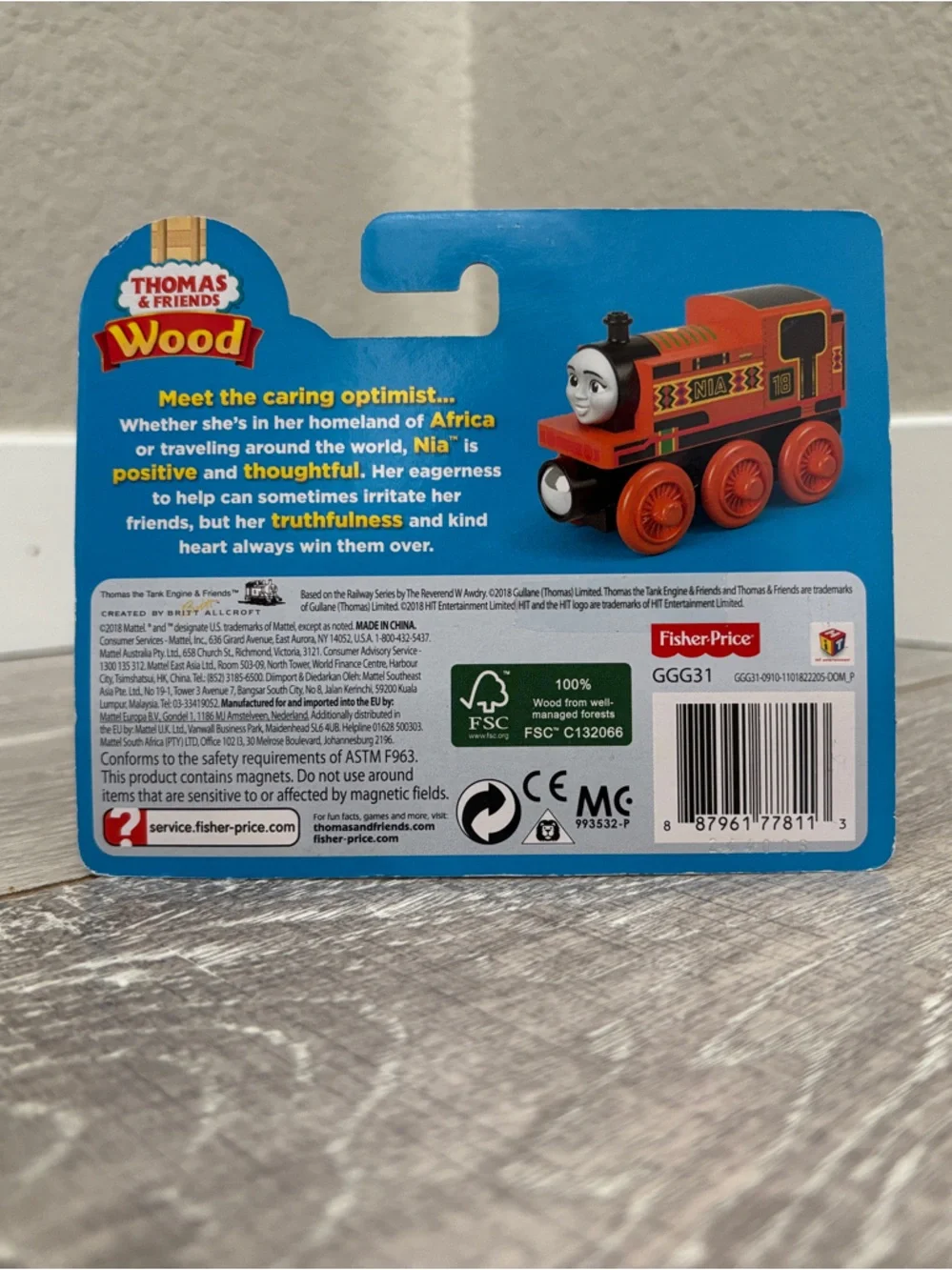 NIB Wooden Nia GGG31 - Thomas & Friends